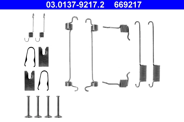 Accessory Kit, brake shoes 03.0137-9217.2