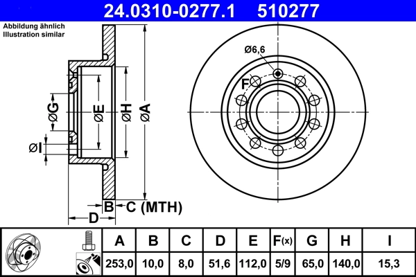 Brake Disc PowerDisc 24.0310-0277.1