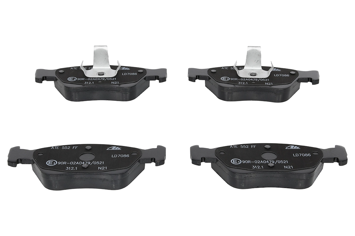 Brake Pad Set, disc brake ATE Ceramic 13.0470-7086.2