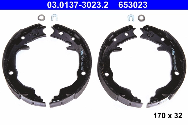 Brake Shoe Set, parking brake 03.0137-3023.2