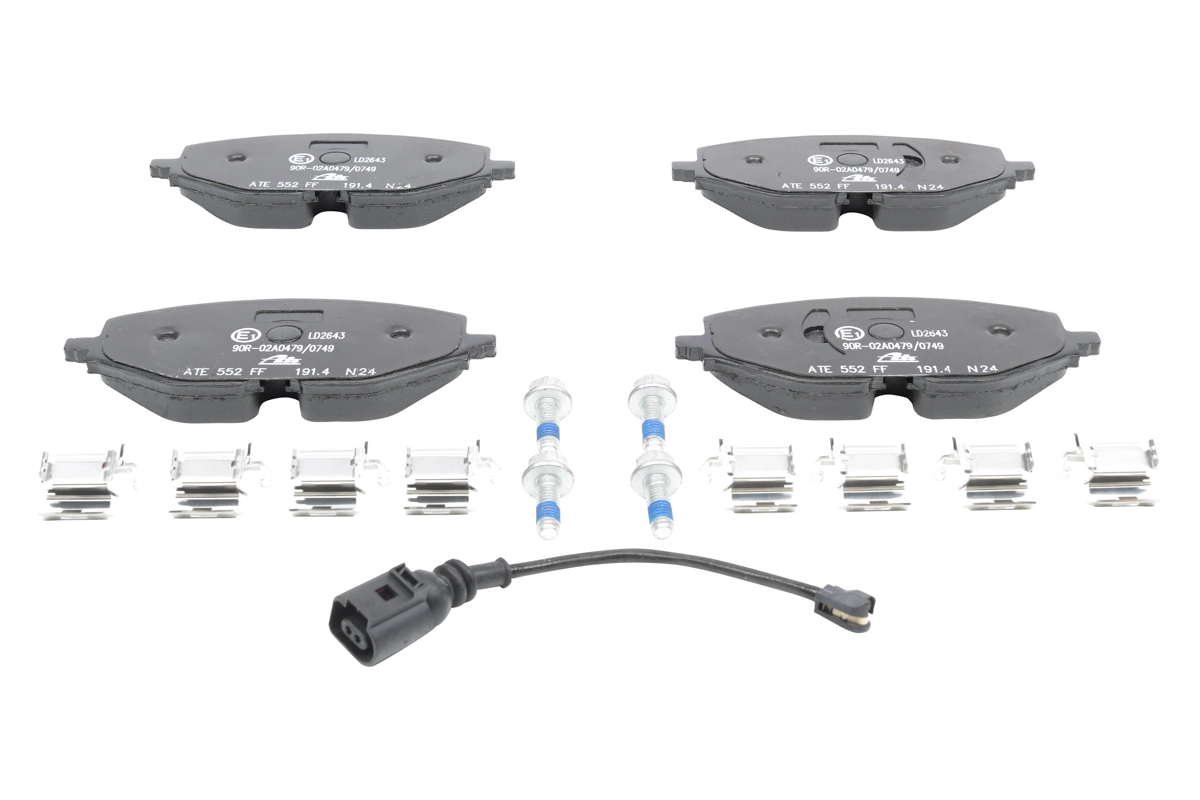 Brake Pad Set, disc brake ATE Ceramic 13.0470-2643.2