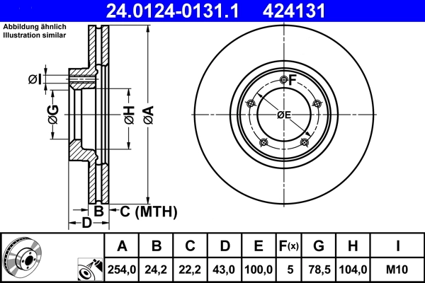 Brake Disc 24.0124-0131.1