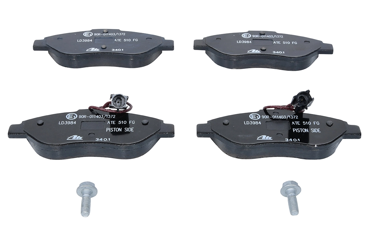 Brake Pad Set, disc brake ATE Ceramic 13.0470-3984.2