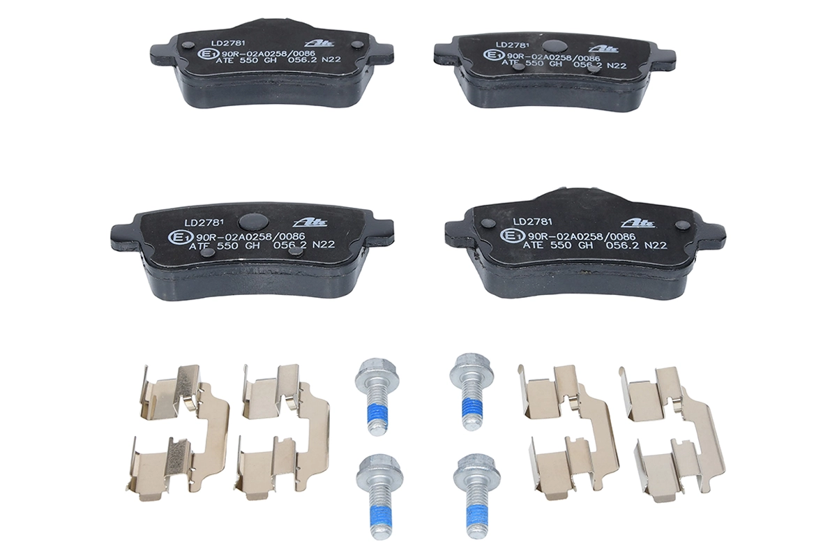 Brake Pad Set, disc brake ATE Ceramic 13.0470-2781.2