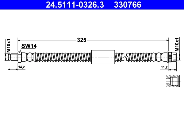 Brake Hose 24.5111-0326.3