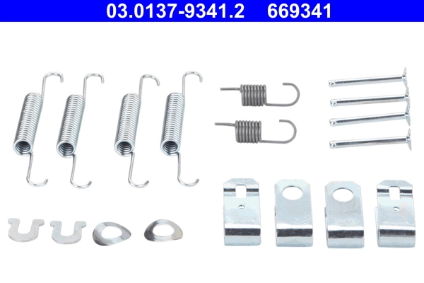 Accessory Kit, parking brake shoes 03.0137-9341.2