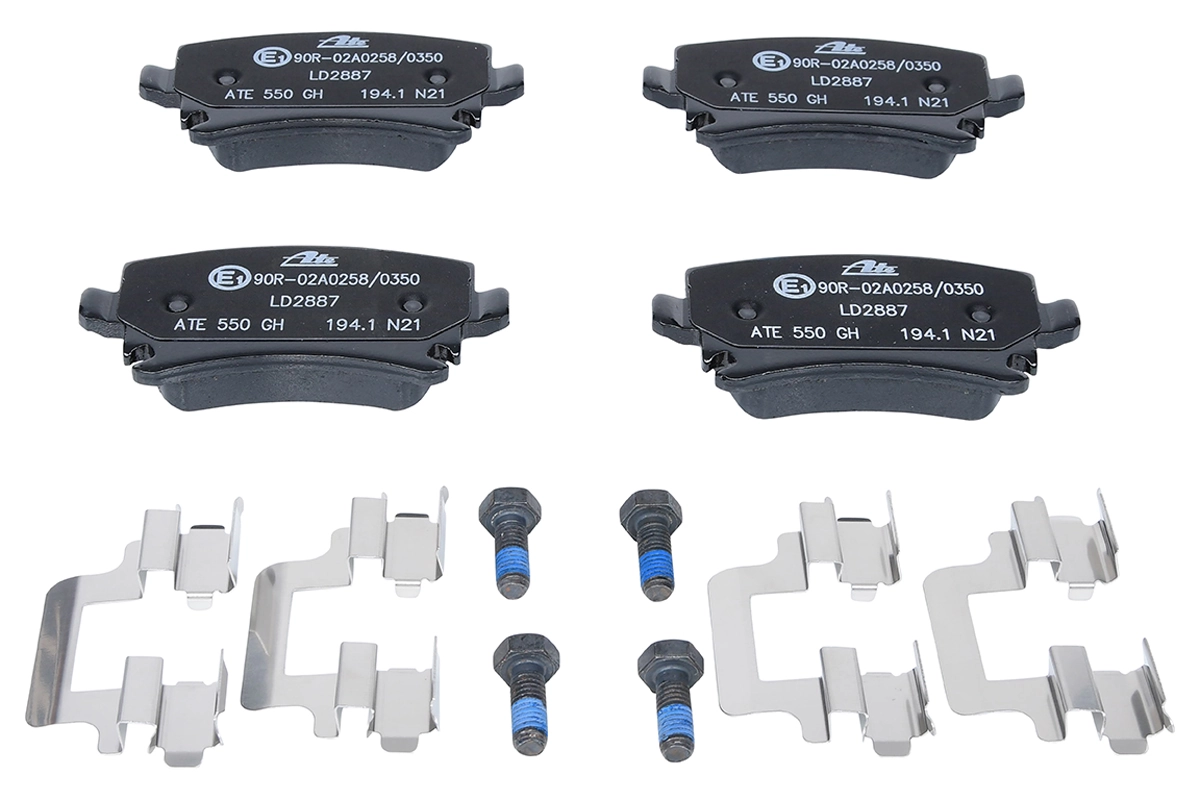 Brake Pad Set, disc brake ATE Ceramic 13.0470-2887.2