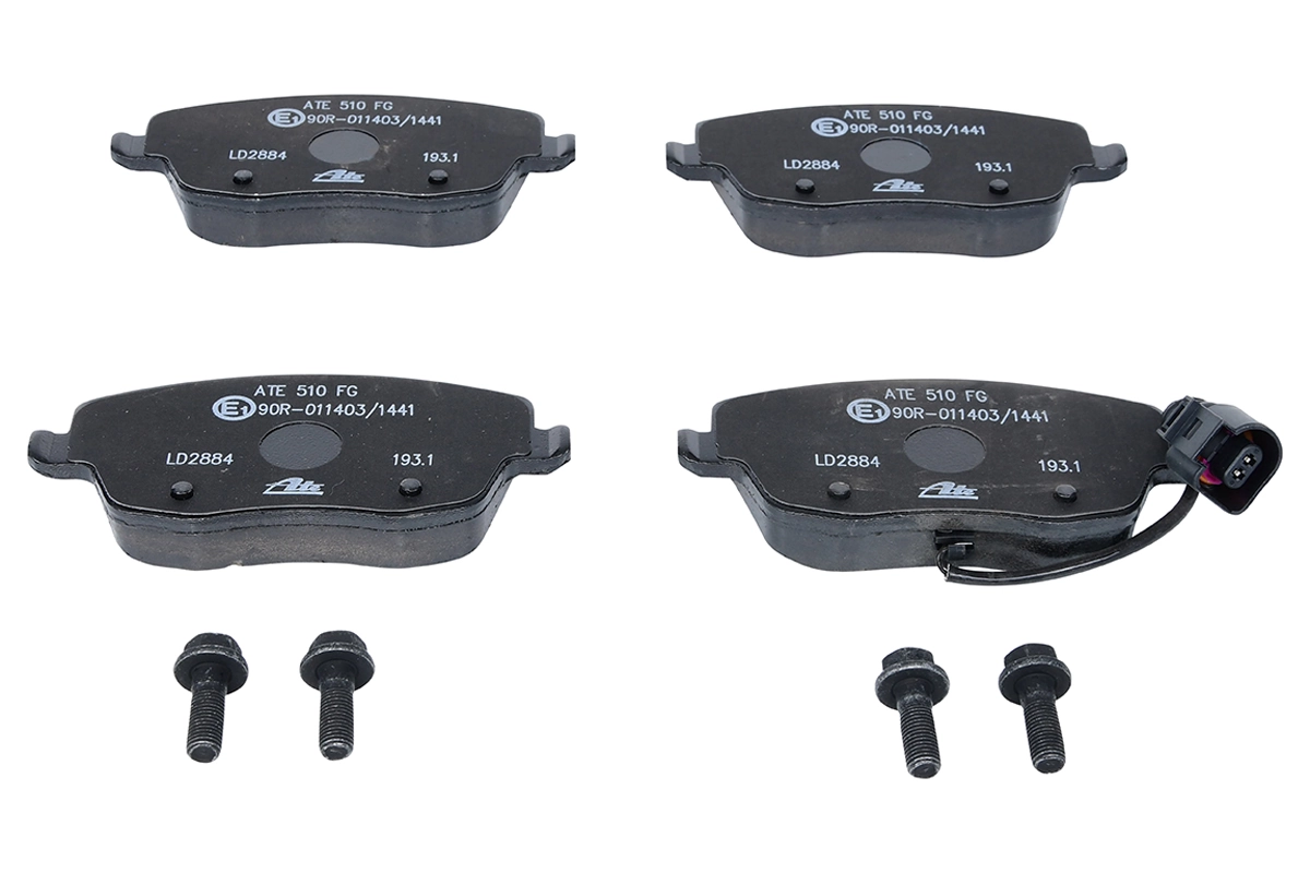 Brake Pad Set, disc brake ATE Ceramic 13.0470-2884.2