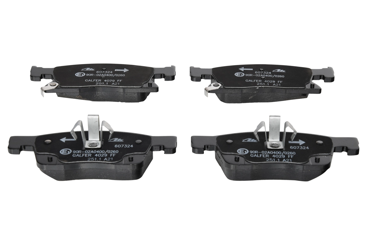 Brake Pad Set, disc brake 13.0460-7324.2