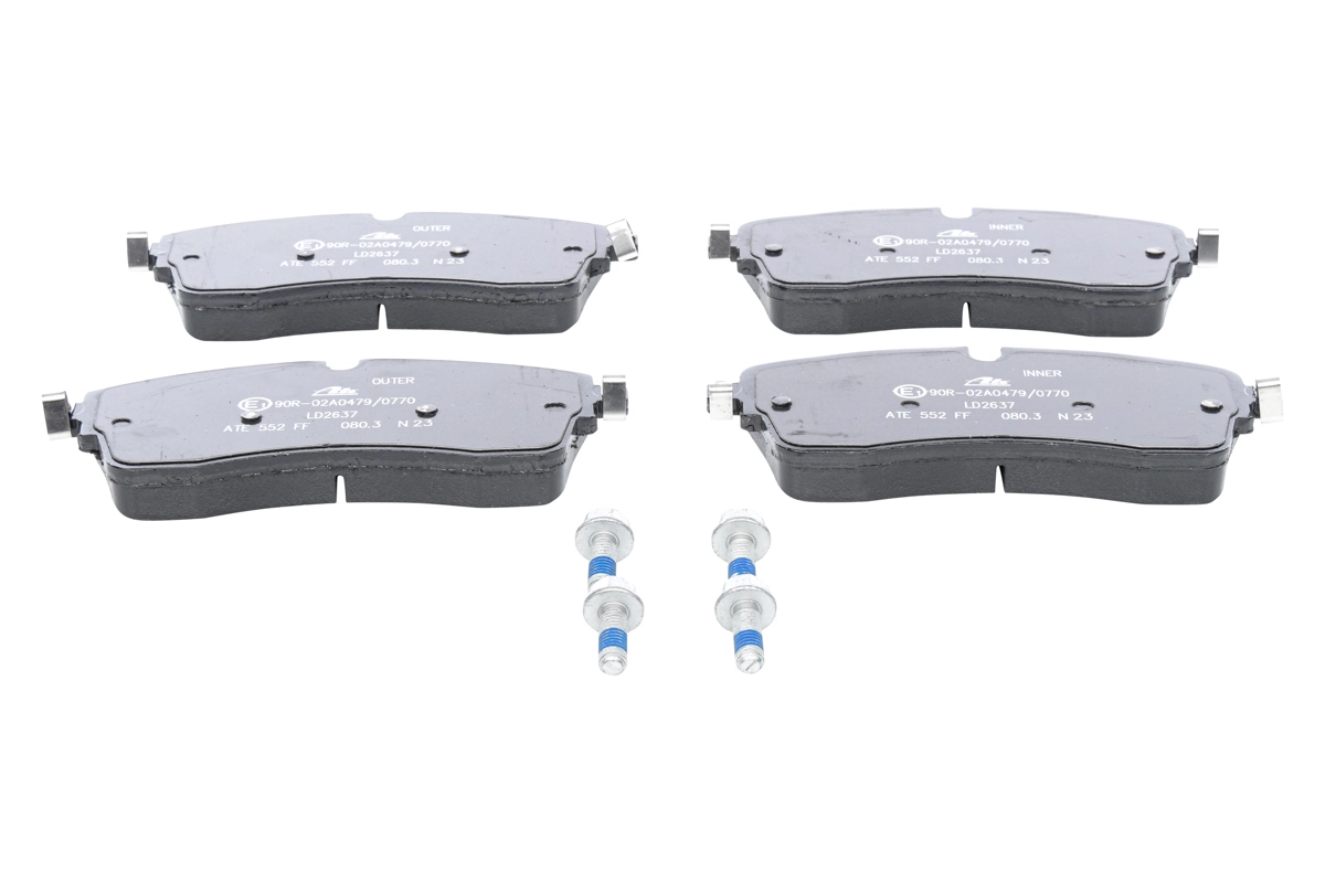 Brake Pad Set, disc brake ATE Ceramic 13.0470-2637.2