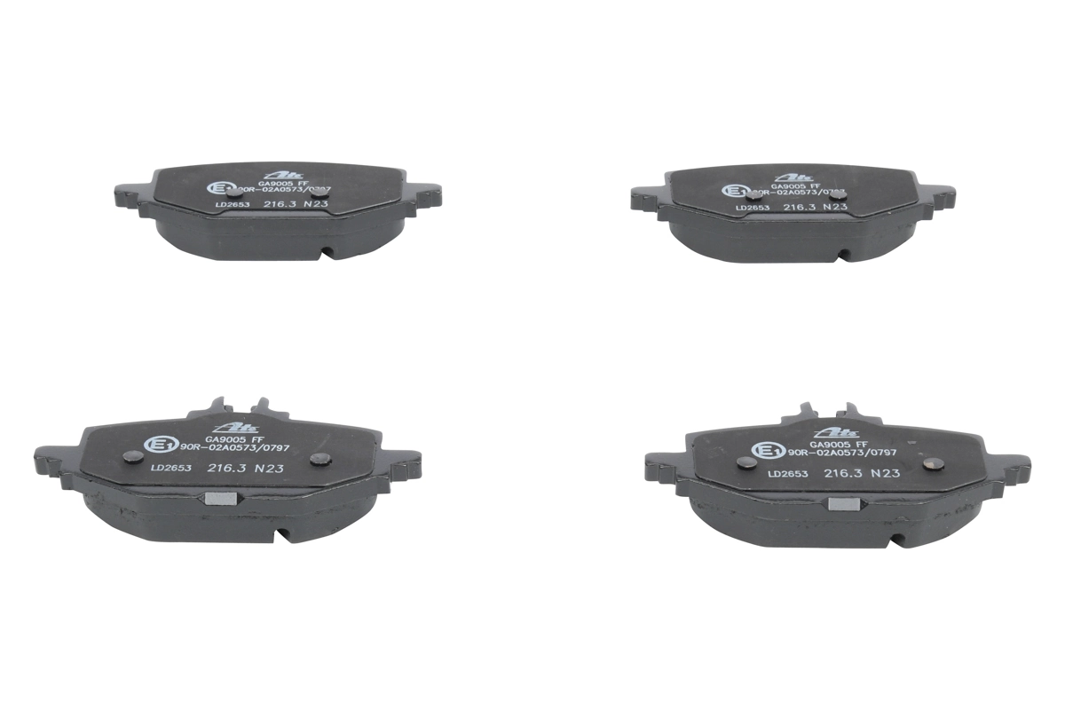 Brake Pad Set, disc brake ATE Ceramic 13.0470-2653.2