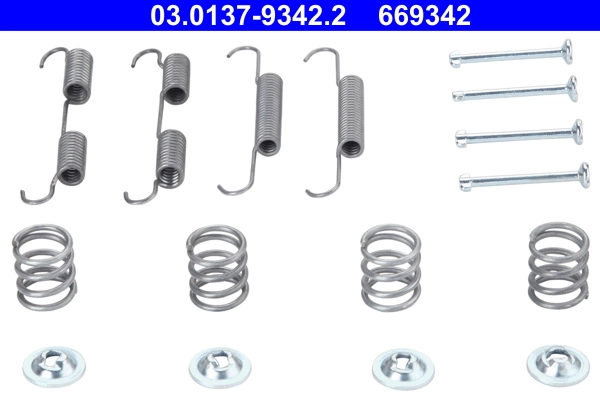 Accessory Kit, parking brake shoes 03.0137-9342.2