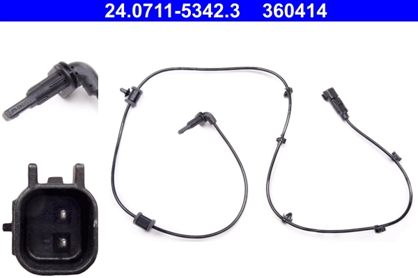 Sensor, wheel speed 24.0711-5342.3