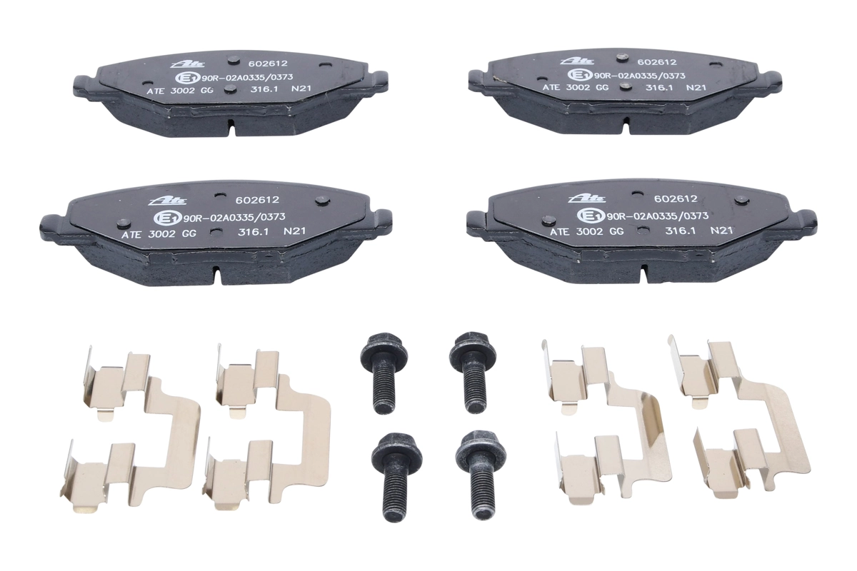 Brake Pad Set, disc brake 13.0460-2612.2