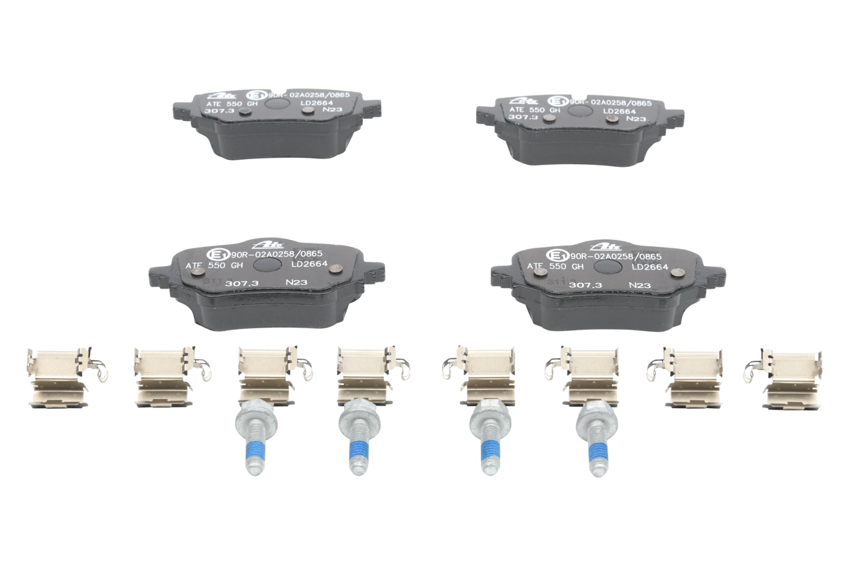 Brake Pad Set, disc brake ATE Ceramic 13.0470-2664.2