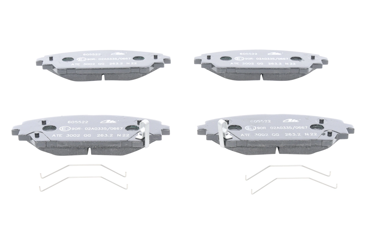 Brake Pad Set, disc brake 13.0460-5522.2