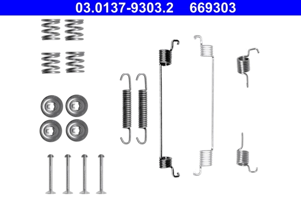 Accessory Kit, brake shoes 03.0137-9303.2