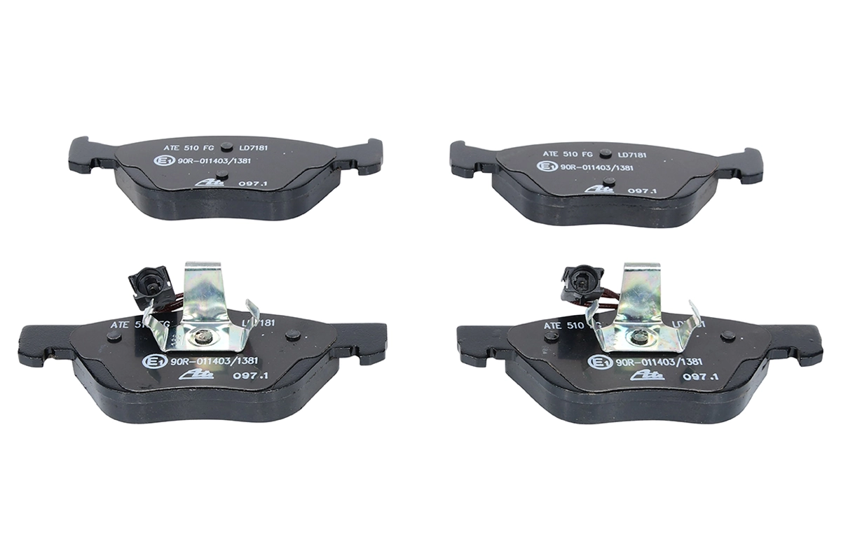 Brake Pad Set, disc brake ATE Ceramic 13.0470-7181.2