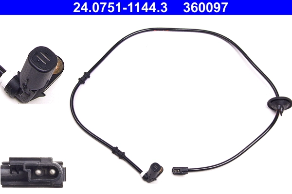 Sensor, wheel speed 24.0751-1144.3