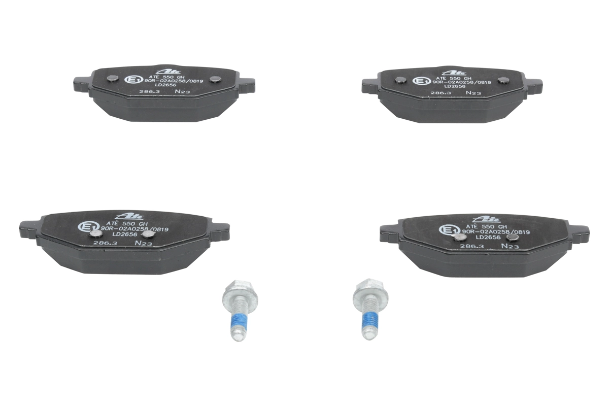 Brake Pad Set, disc brake ATE Ceramic 13.0470-2656.2