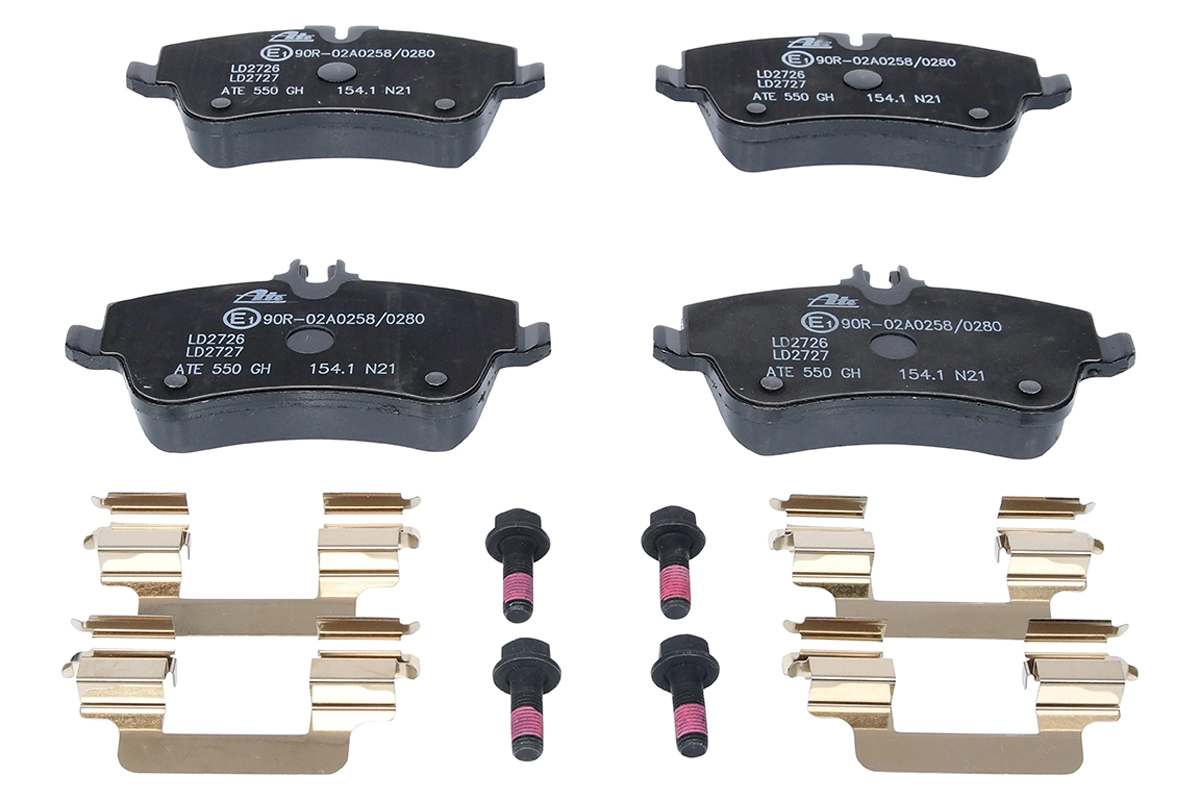 Brake Pad Set, disc brake ATE Ceramic 13.0470-2727.2