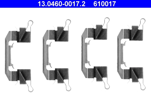 Accessory Kit, disc brake pad 13.0460-0017.2