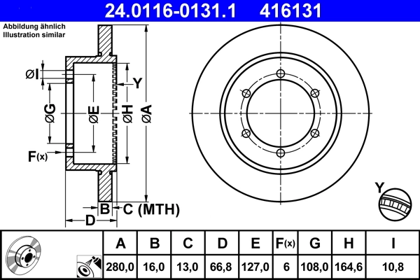 Brake Disc 24.0116-0131.1