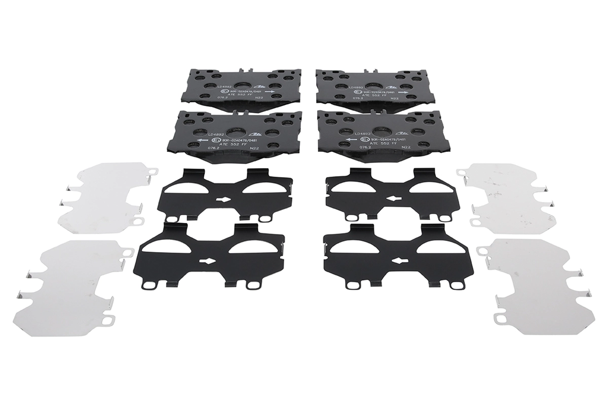 Brake Pad Set, disc brake ATE Ceramic 13.0470-4892.2