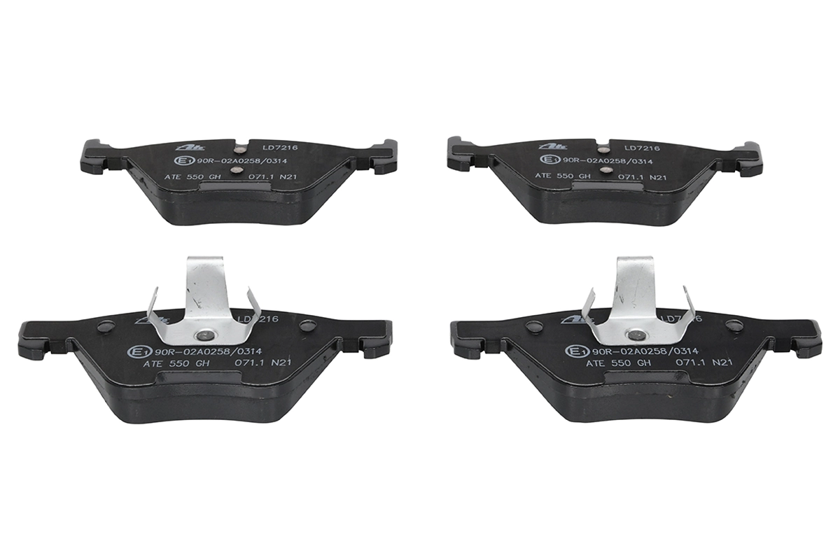 Brake Pad Set, disc brake ATE Ceramic 13.0470-7216.2
