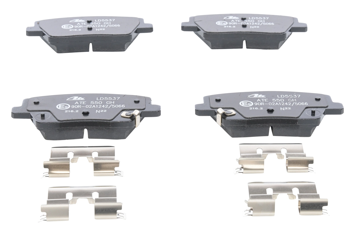Set bantalan rem, rem cakram ATE Ceramic 13.0470-5537.2