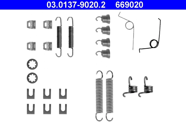 Accessory Kit, brake shoes 03.0137-9020.2