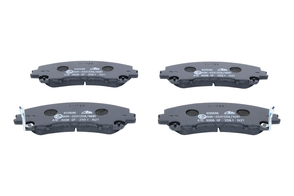 Brake Pad Set, disc brake 13.0460-5686.2