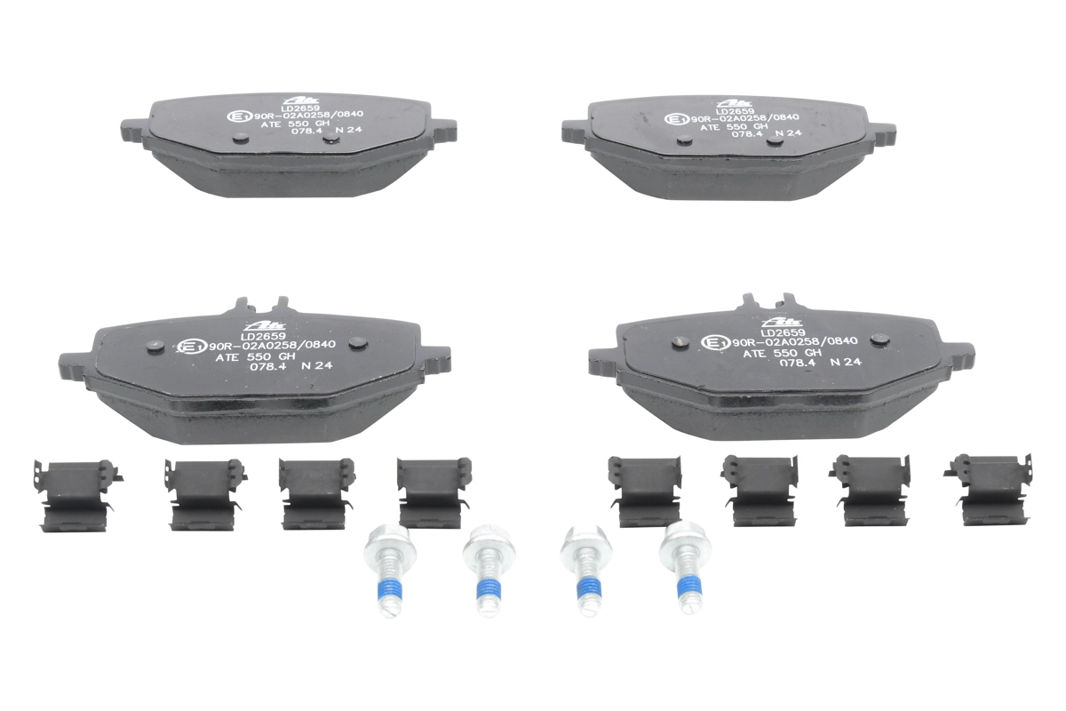Brake Pad Set, disc brake ATE Ceramic 13.0470-2659.2