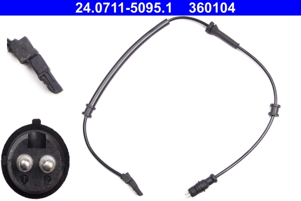 Sensor, wheel speed 24.0711-5095.1