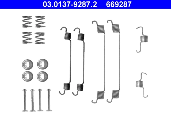 Accessory Kit, brake shoes 03.0137-9287.2