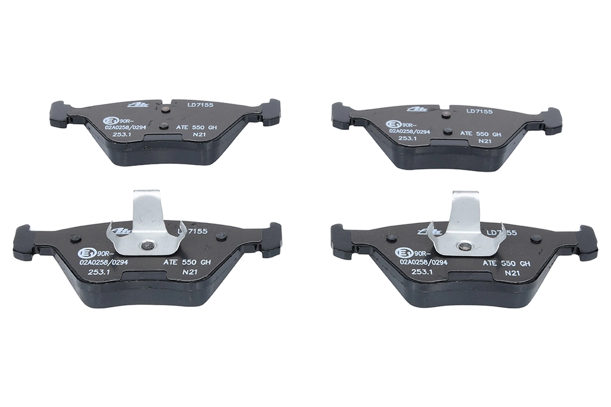 Brake Pad Set, disc brake ATE Ceramic 13.0470-7155.2