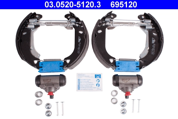 Brake Shoe Set Original ATE TopKit 03.0520-5120.3