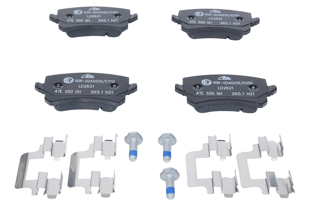 Brake Pad Set, disc brake ATE Ceramic 13.0470-2621.2