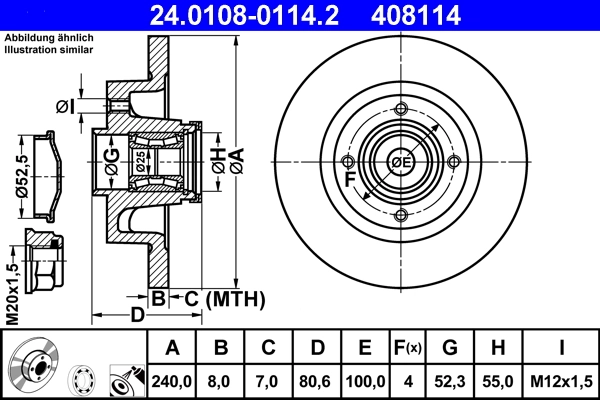 Brake Disc 24.0108-0114.2