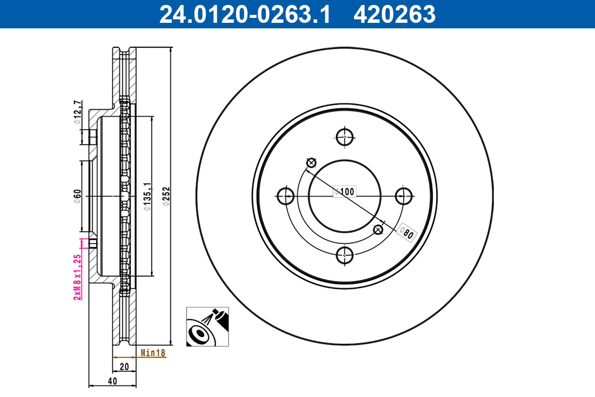 Brake Disc 24.0120-0263.1