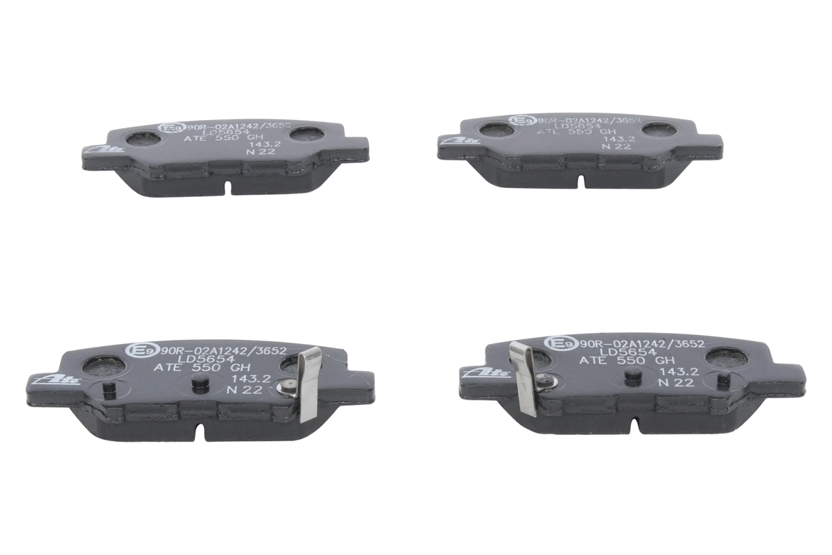 Brake Pad Set, disc brake ATE Ceramic 13.0470-5654.2