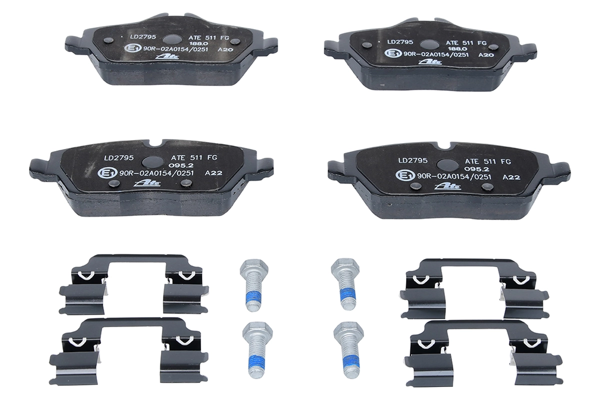 Brake Pad Set, disc brake ATE Ceramic 13.0470-2795.2