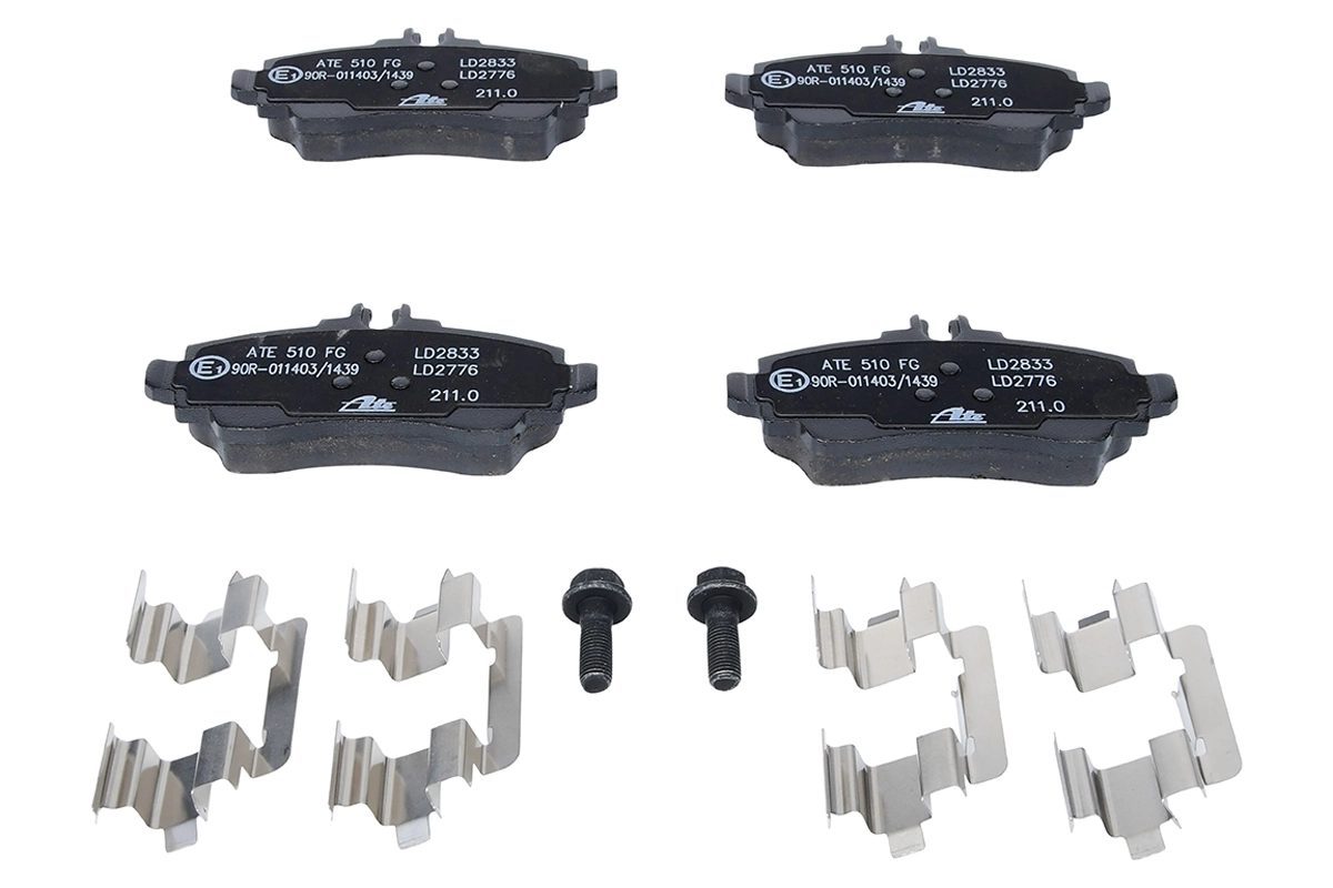 Brake Pad Set, disc brake ATE Ceramic 13.0470-2776.2