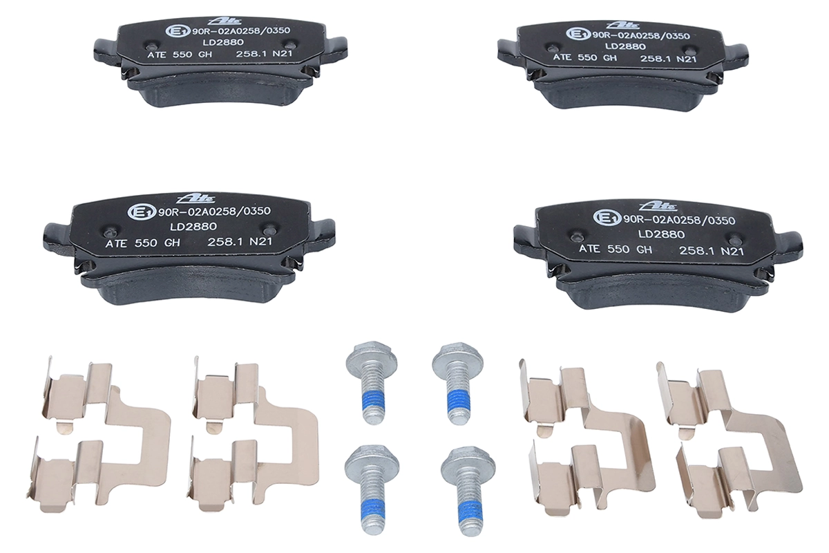 Brake Pad Set, disc brake ATE Ceramic 13.0470-2880.2