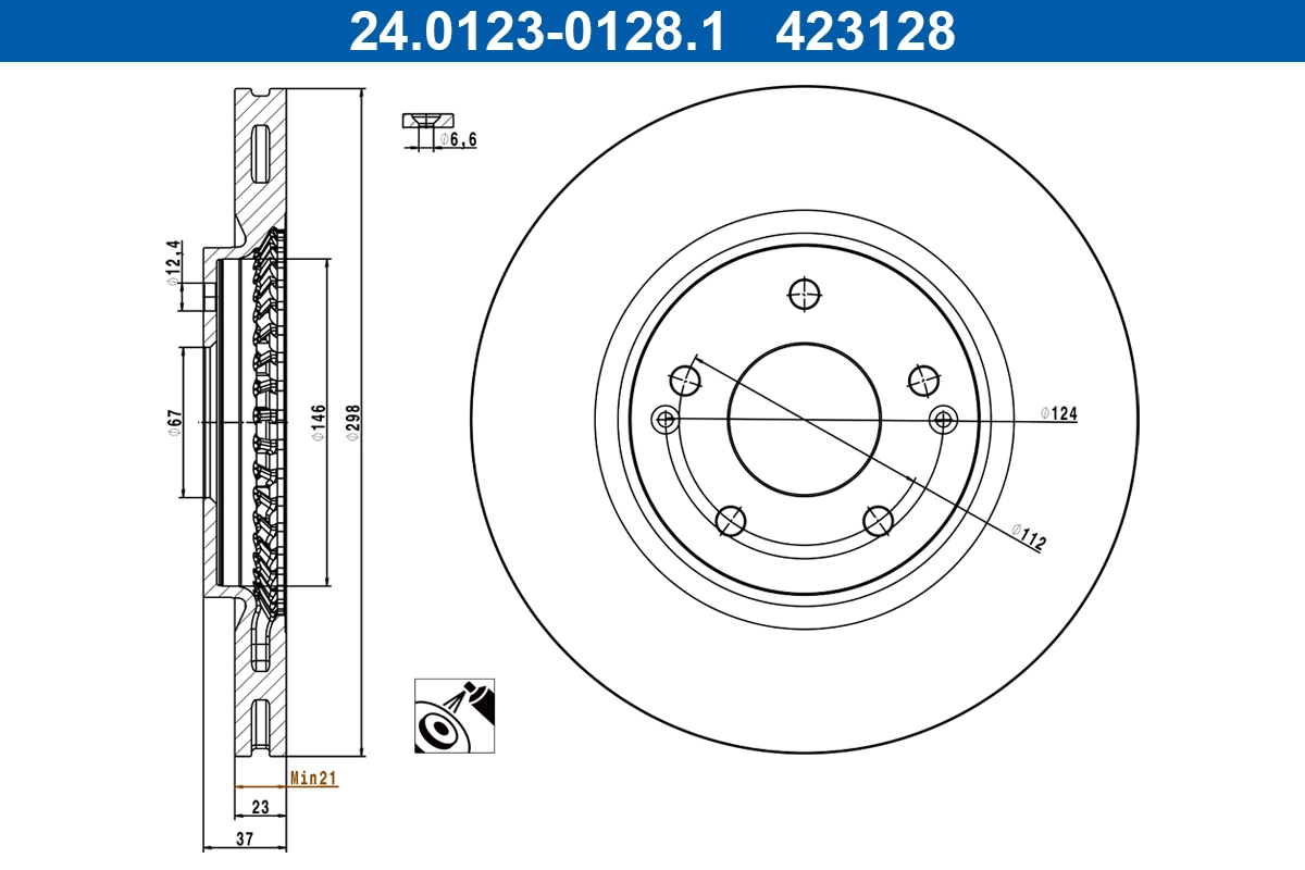 Brake Disc 24.0123-0128.1