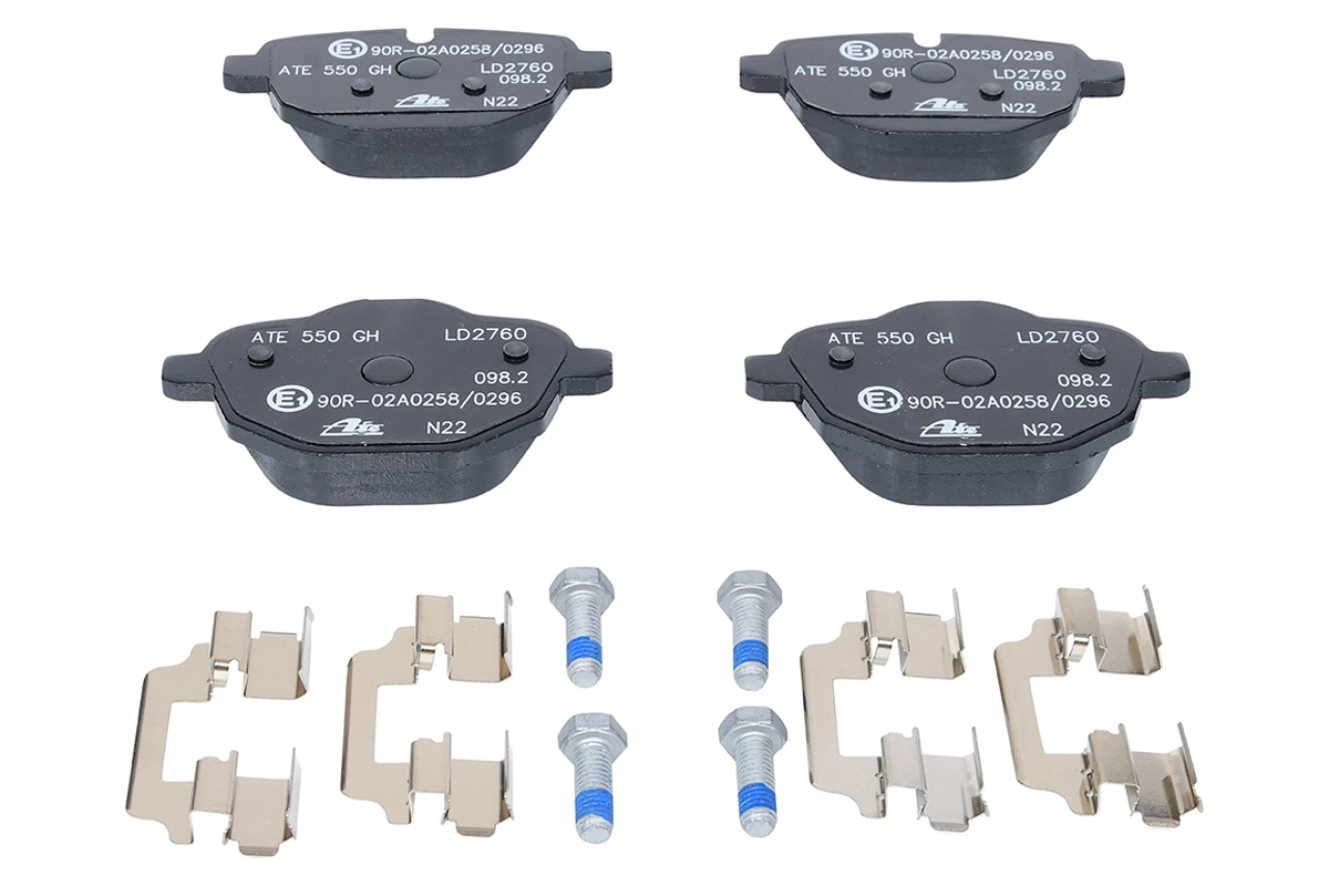 Brake Pad Set, disc brake ATE Ceramic 13.0470-2760.2