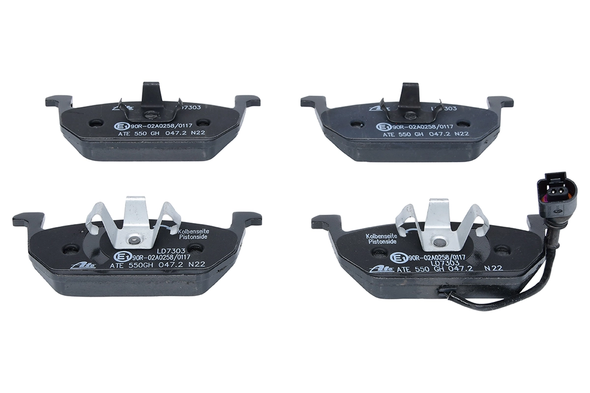Brake Pad Set, disc brake ATE Ceramic 13.0470-7303.2