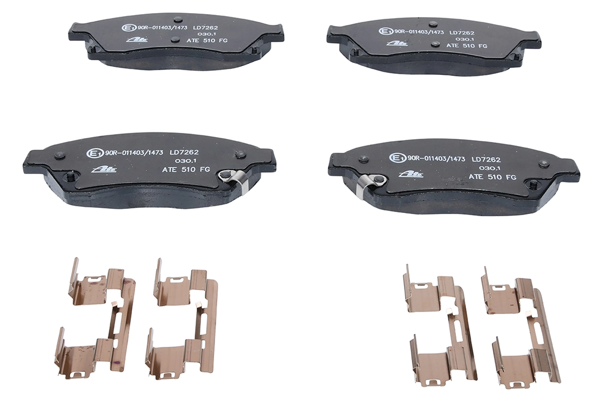 Brake Pad Set, disc brake ATE Ceramic 13.0470-7262.2