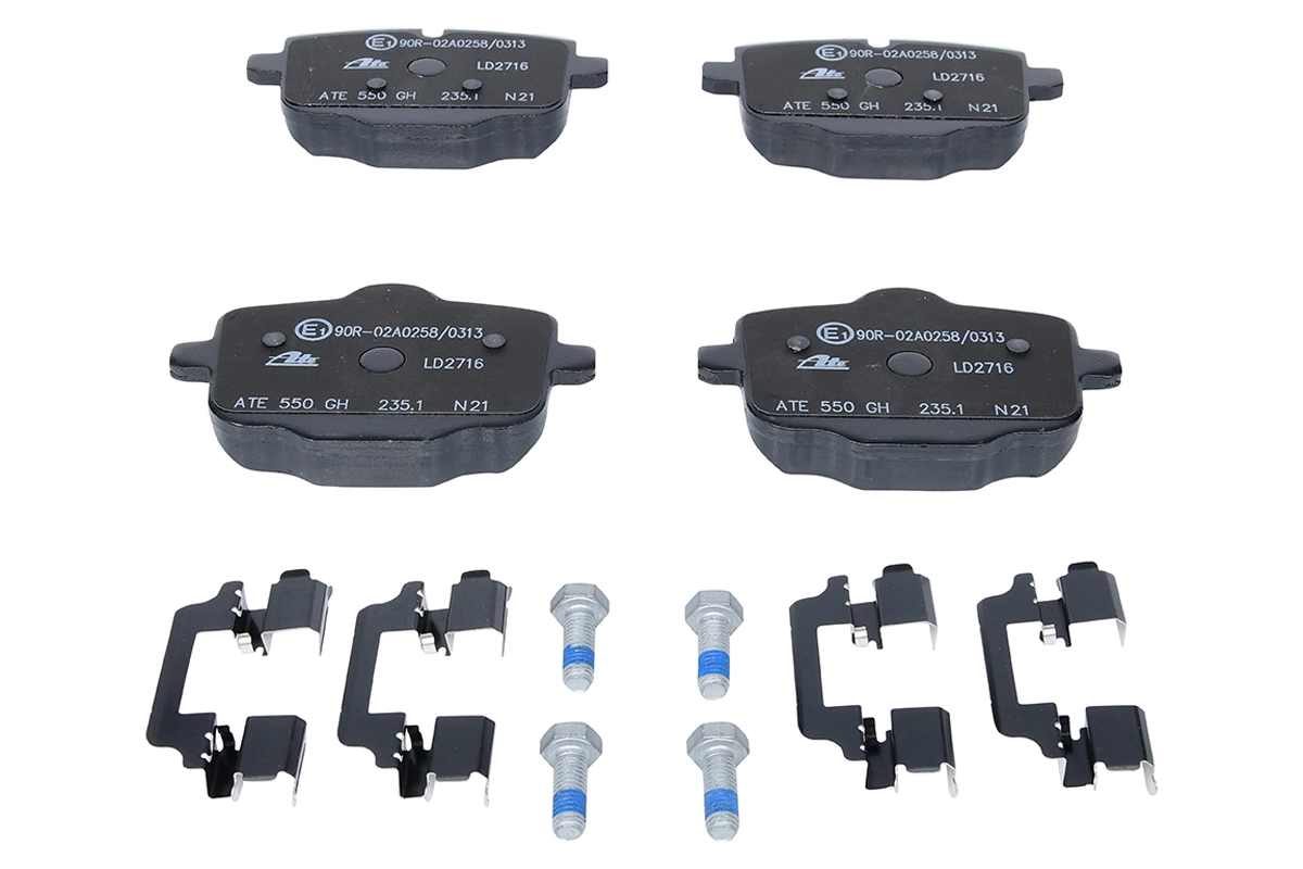 Brake Pad Set, disc brake ATE Ceramic 13.0470-2716.2