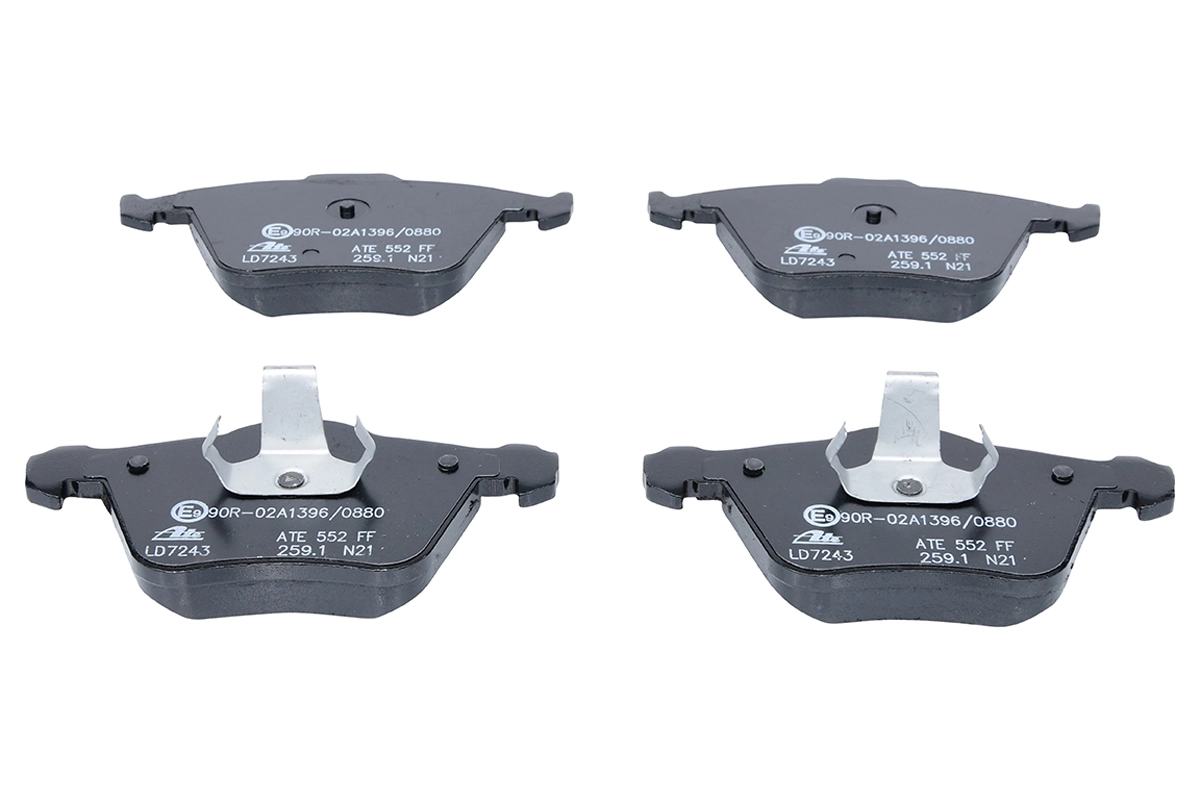 Brake Pad Set, disc brake ATE Ceramic 13.0470-7243.2